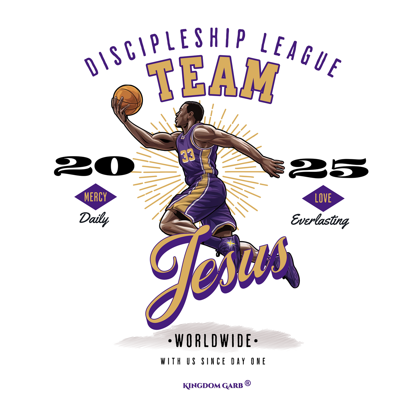 Team Jesus Basketball Tee