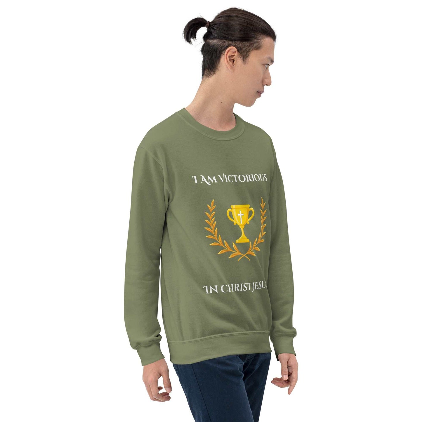 I Am Victorious In Christ Jesus Unisex Sweatshirt