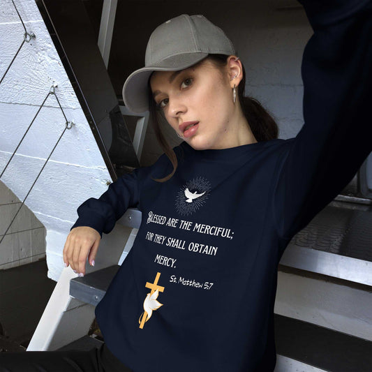 Blessed Are The Merciful Unisex Sweatshirt