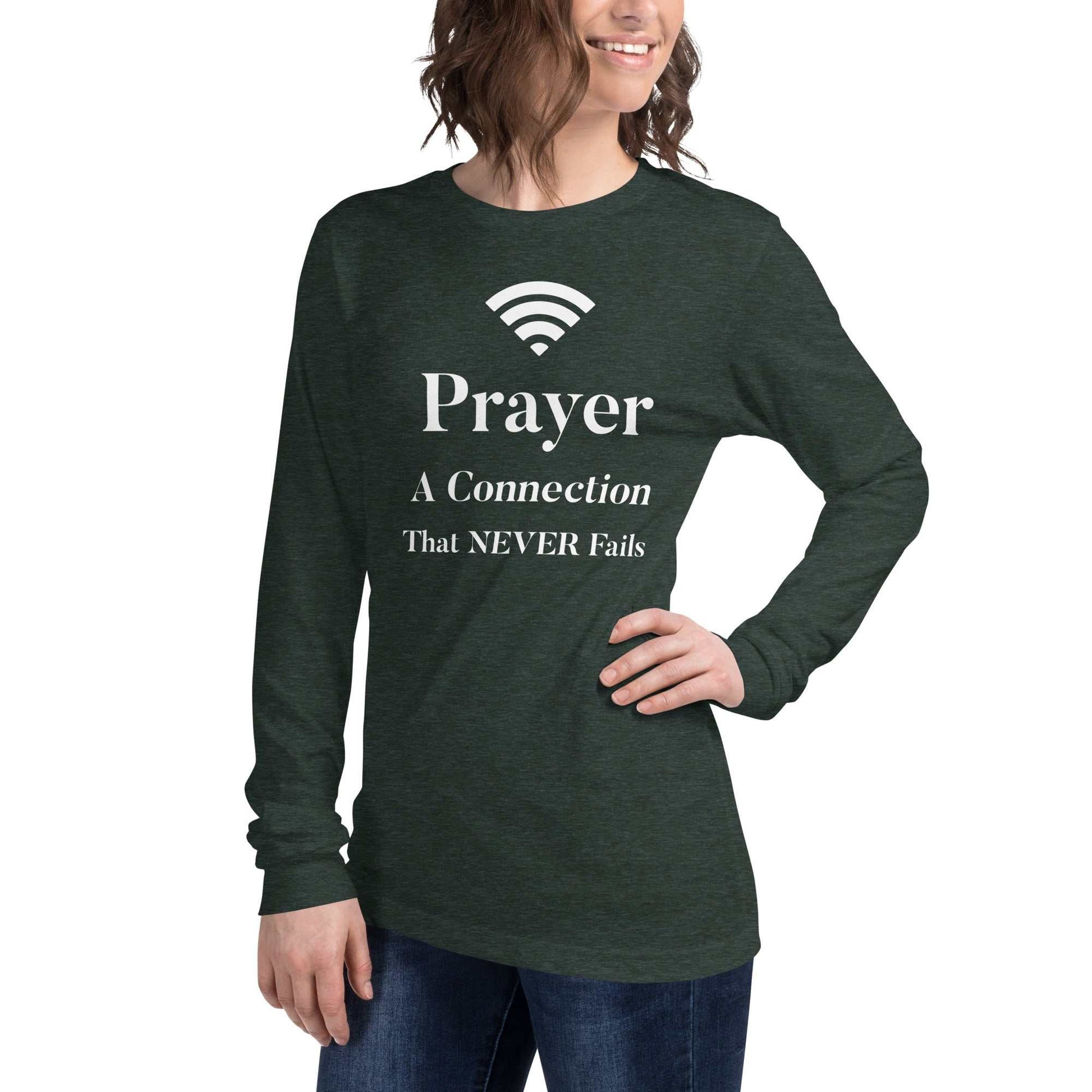 Prayer WiFi Unisex Long Sleeve Tee