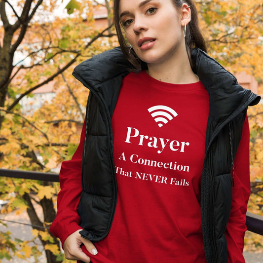 Prayer WiFi Unisex Long Sleeve Tee