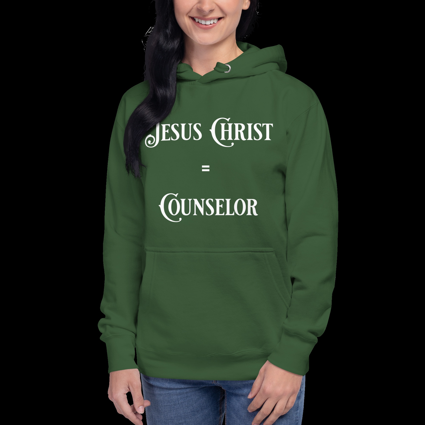 Jesus Christ Equals Counselor Unisex Hoodie